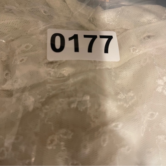 Unbranded Blouse Women’s Small Cream Lace Eyelet Sheer Cottagecore Coquette Boho - Picture 7 of 7